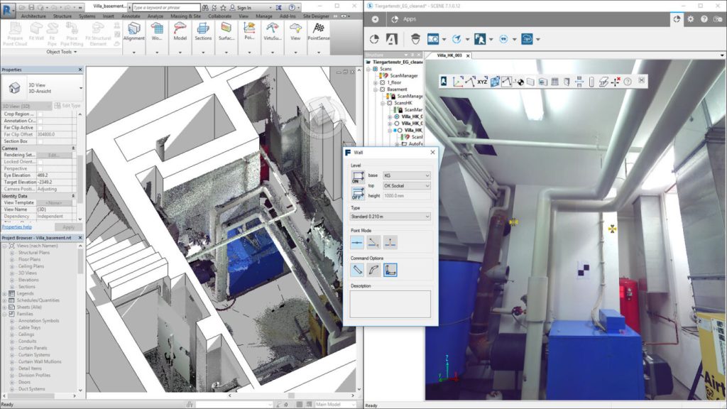 BIM, PointSense 18.5 migliora la modellazione di elementi strutturali Revit