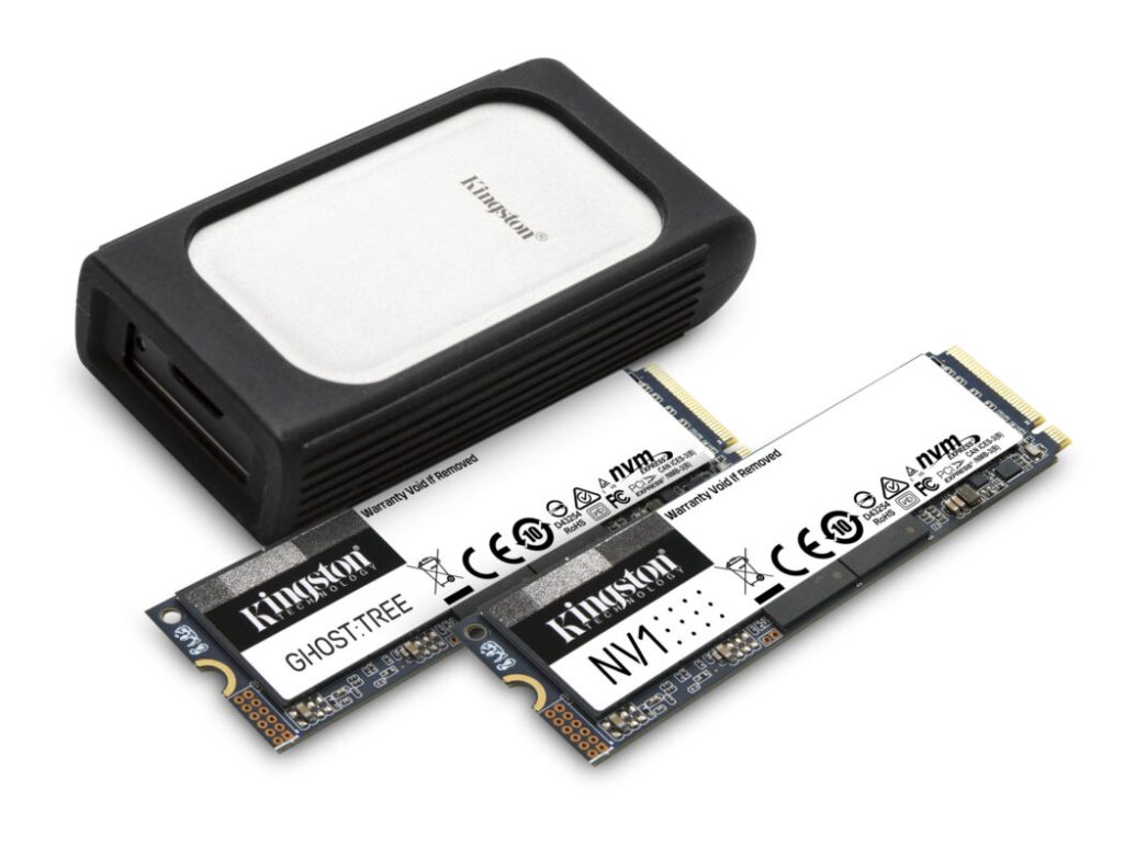Kingston SSD, Kingston presenta la nuova linea di SSD NVM e la serie Workflow