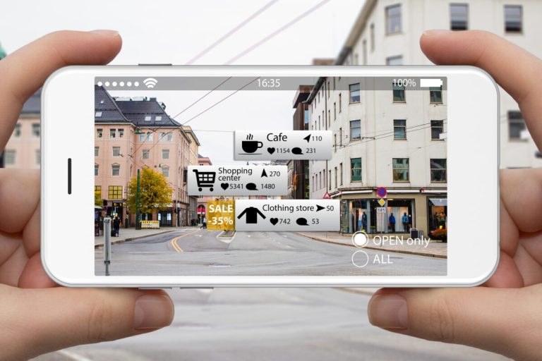 Augmented reality in marketing.