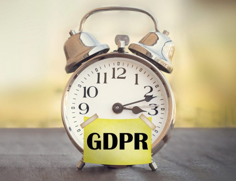 GDPR General Data Protection Regulation alarm clock
