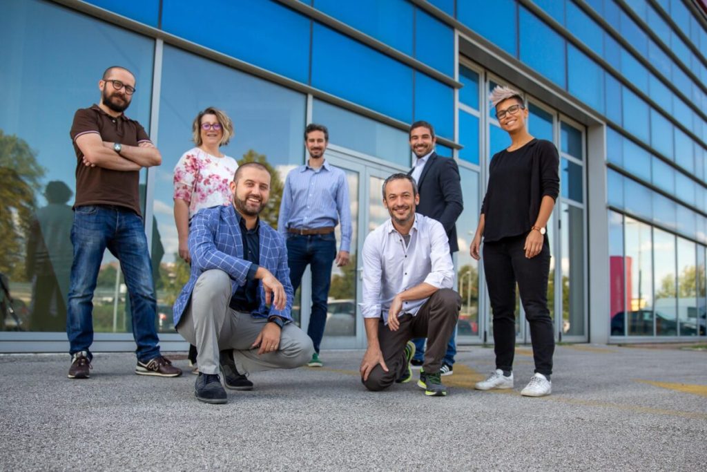 Il team della start-up Confirmo