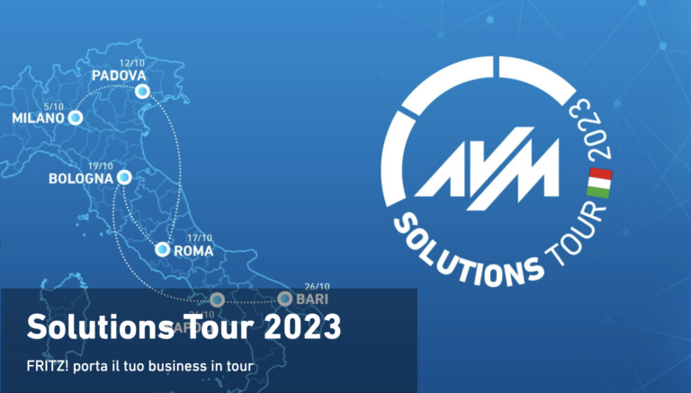 AVM in tour per tutta Italia per incontrare i partner B2B