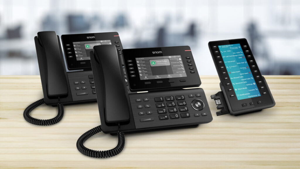 Nuovi terminali IP di Snom D812 D815W e modulo D8C per un'esperienza avanzata, Nuovi terminali IP di Snom: efficienza e versatilità